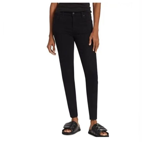 Pistola Black Mid-Rise 10" Skinny Jeans Size 32 - Picture 1 of 11